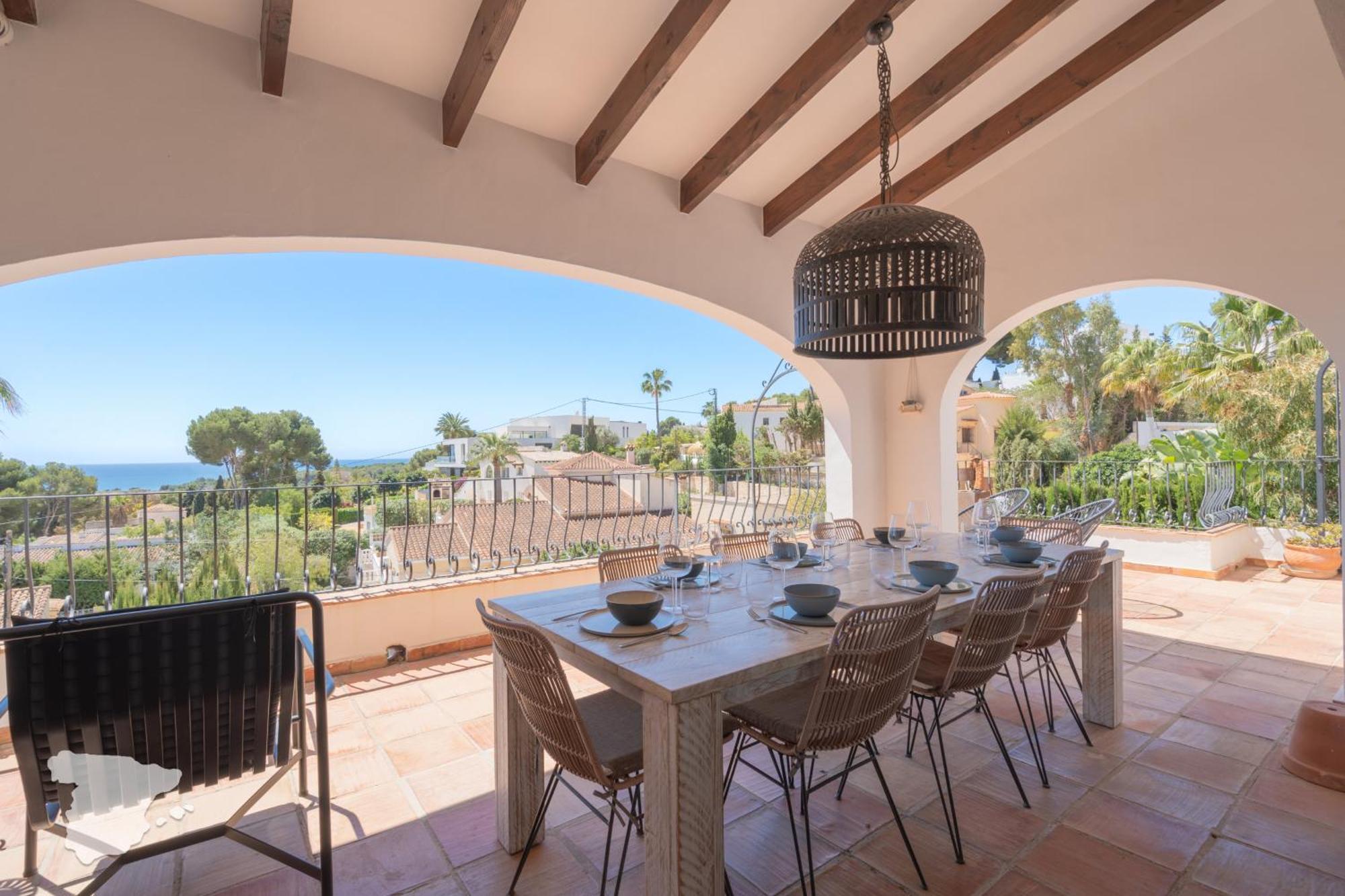 Vila Costablancadreams Casa La Cereza In Moraira Exteriér fotografie
