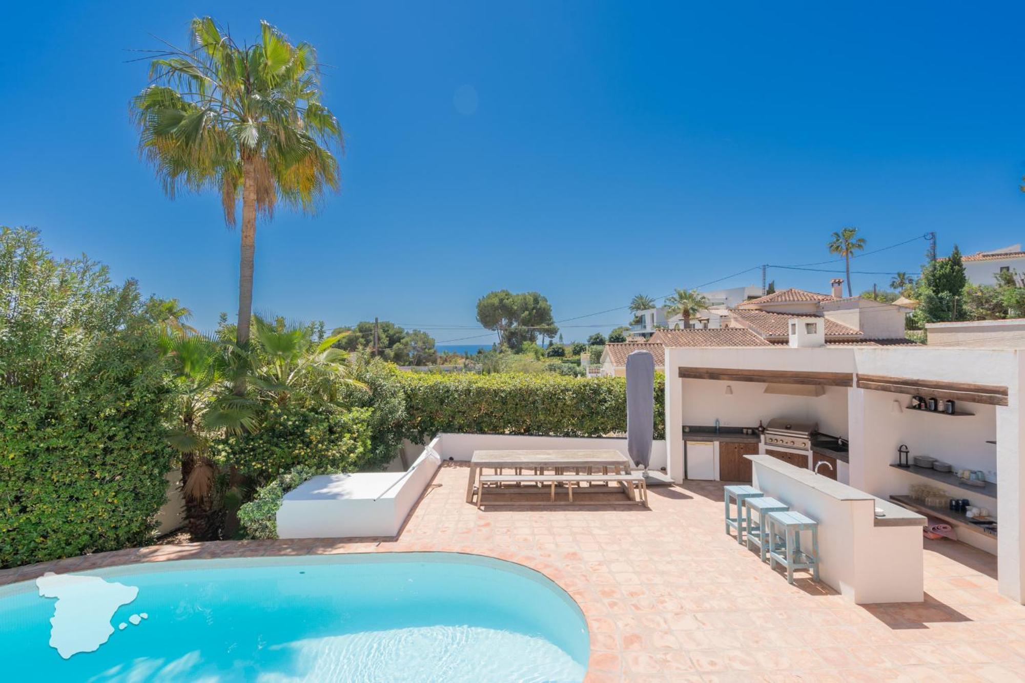 Vila Costablancadreams Casa La Cereza In Moraira Exteriér fotografie