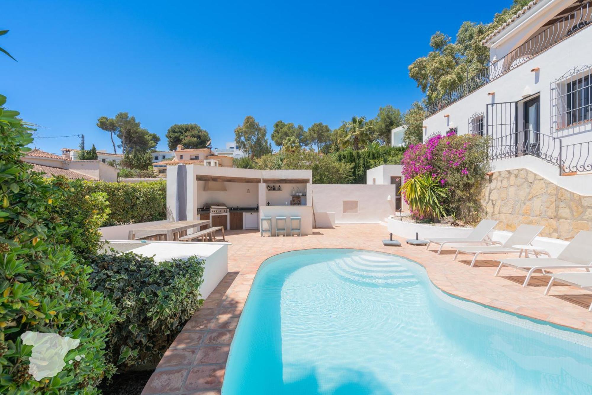 Vila Costablancadreams Casa La Cereza In Moraira Exteriér fotografie