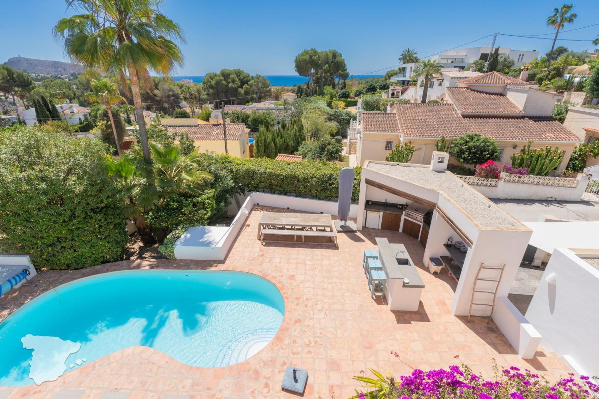 Vila Costablancadreams Casa La Cereza In Moraira Exteriér fotografie