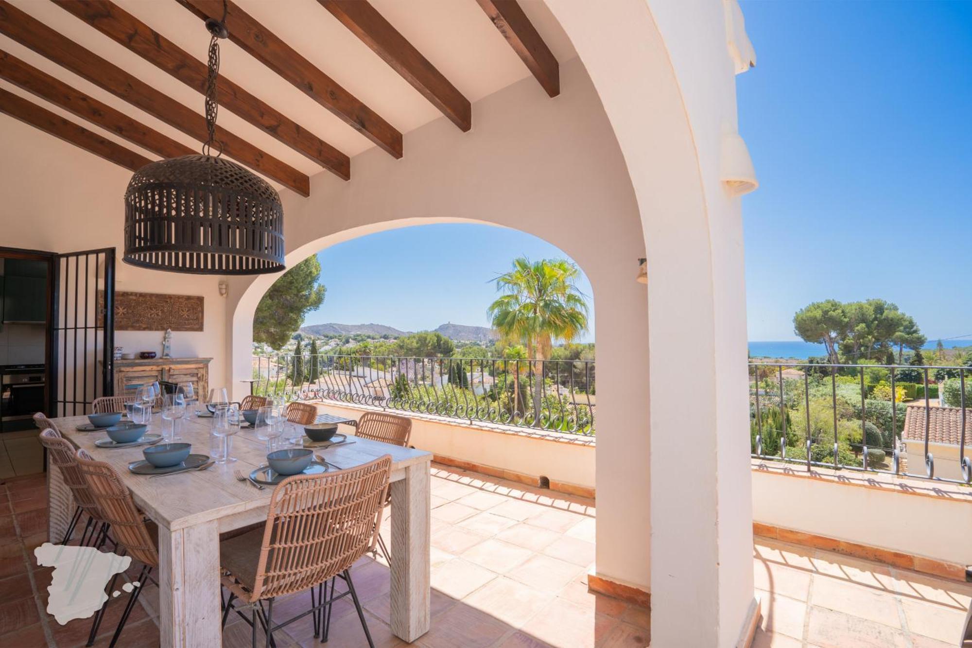 Vila Costablancadreams Casa La Cereza In Moraira Exteriér fotografie