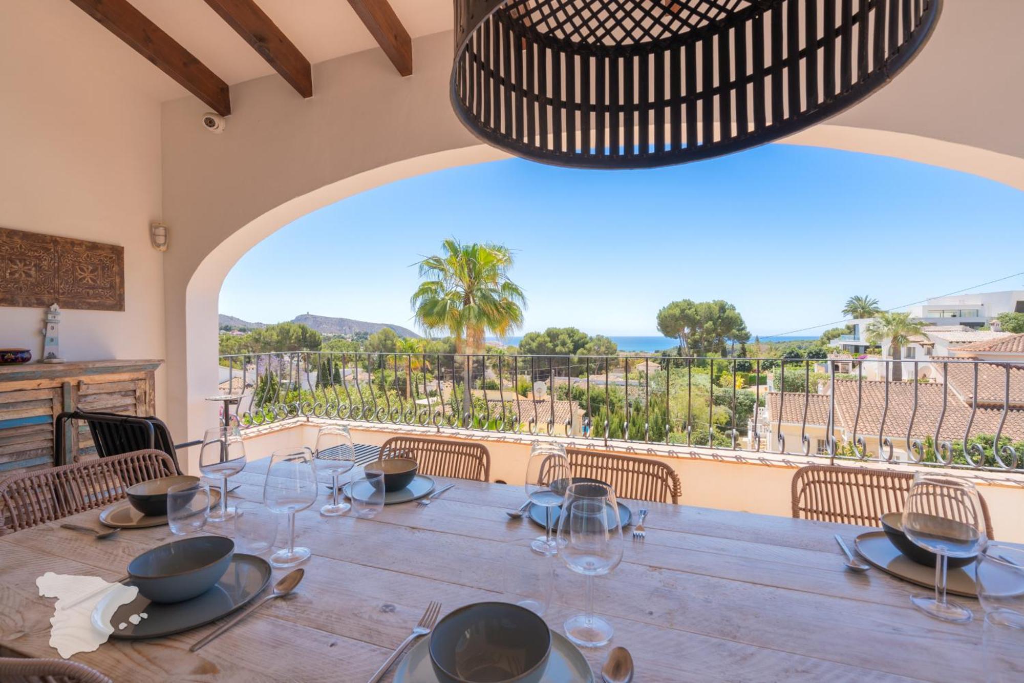 Vila Costablancadreams Casa La Cereza In Moraira Exteriér fotografie